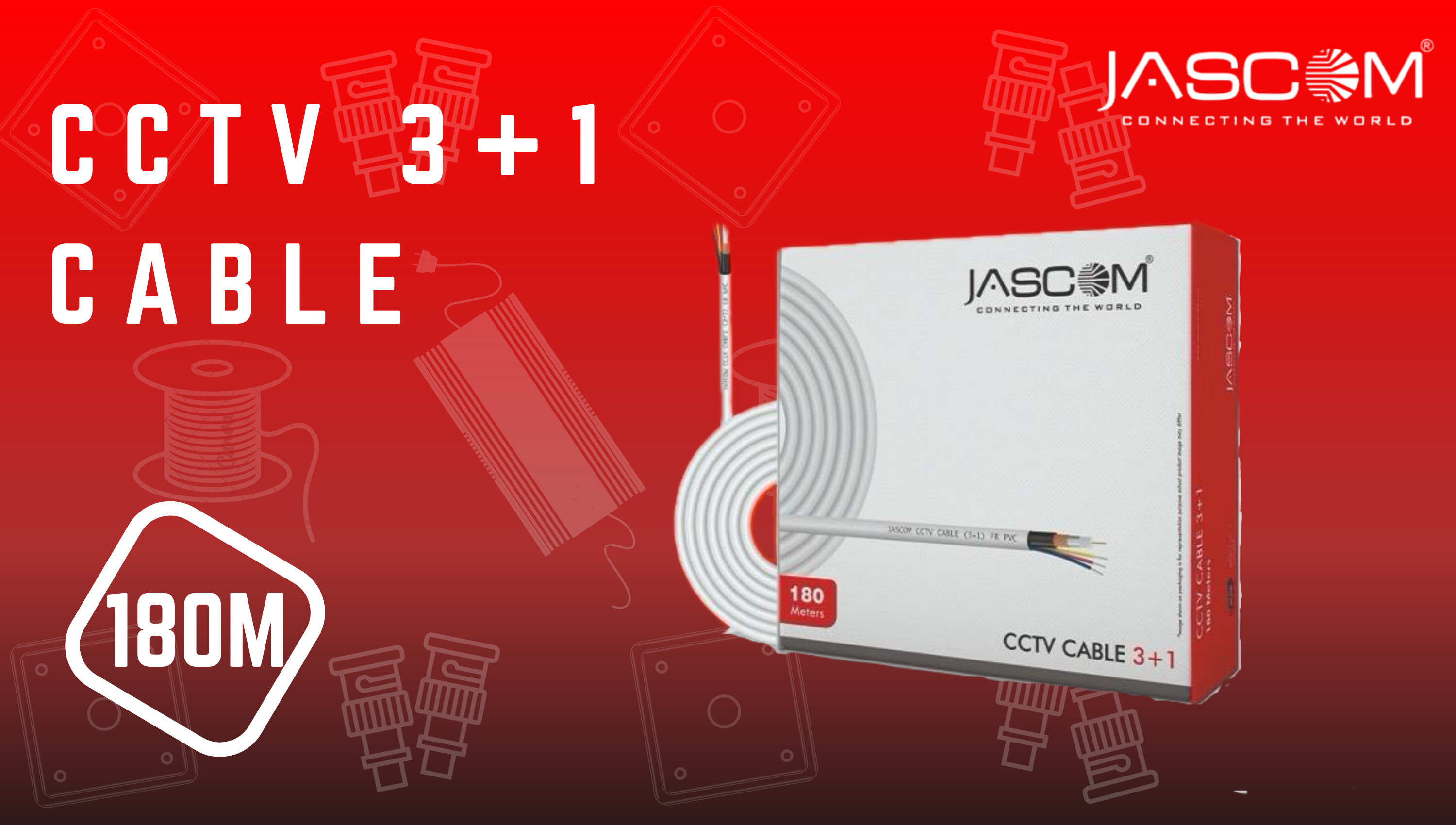 JASCOM CCTV 3+1 Cable